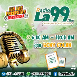 RONY COLAN/6AM- 10AM