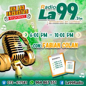 FABIAN COLAN/6PM - 10PM